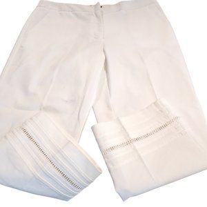 Woman's Zac and Rachel Size 8 Capri Pants Winter Whites!!